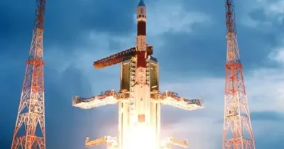پرتاب موشک PSLV-XL حامل فضاپیمای چاندرایان-۱ از مرکز فضایی ساتیش داوان
